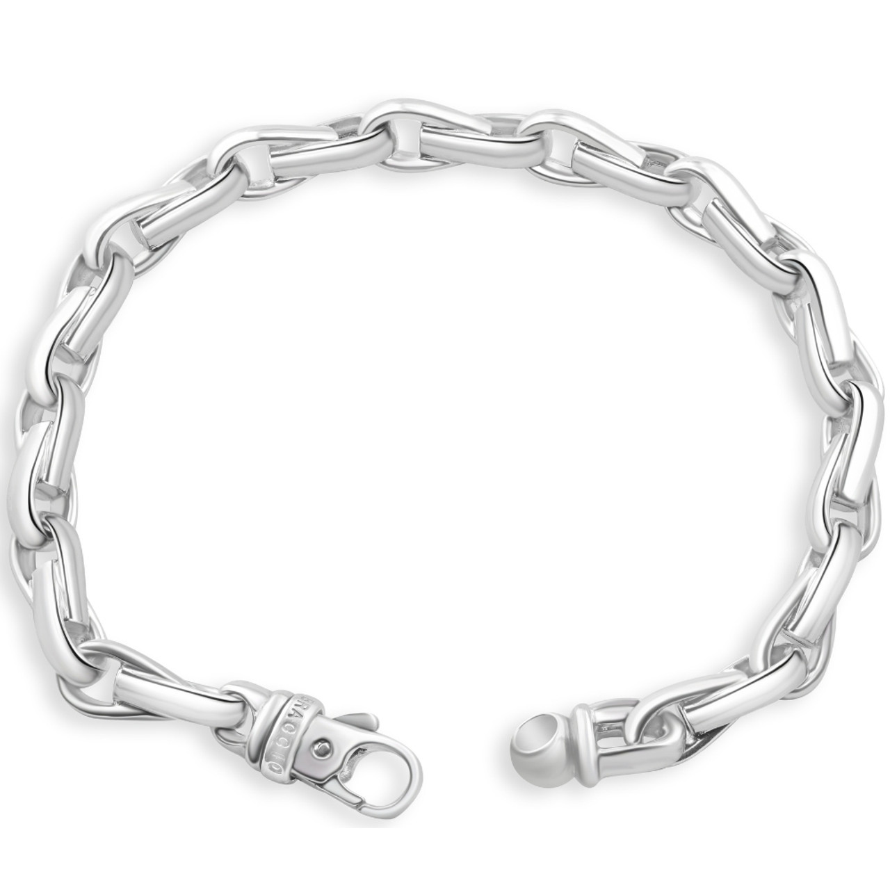 Platinum Plated Bracelets for Men for sale | eBay